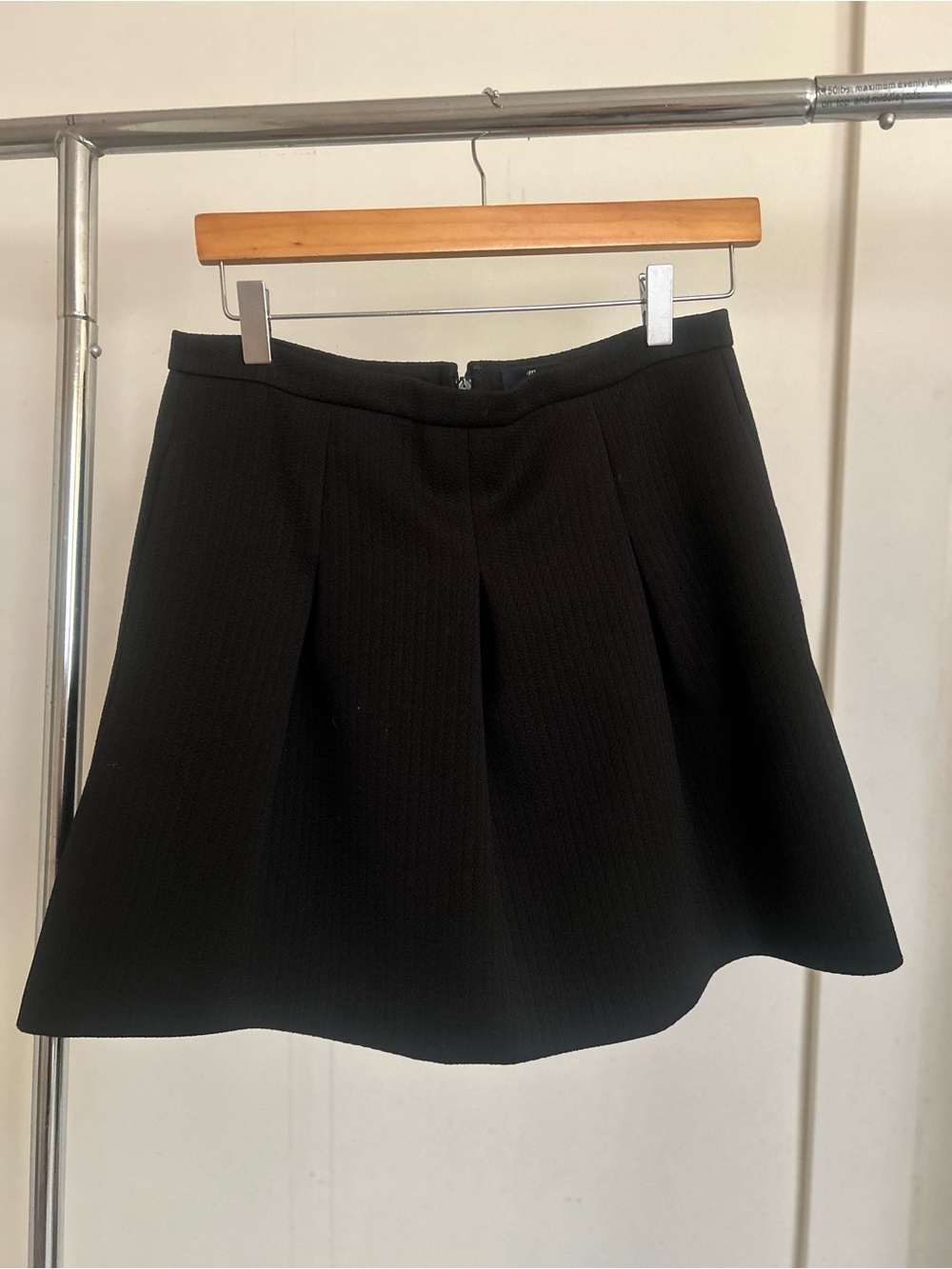 Madewell Classic Black A-Line Skirt